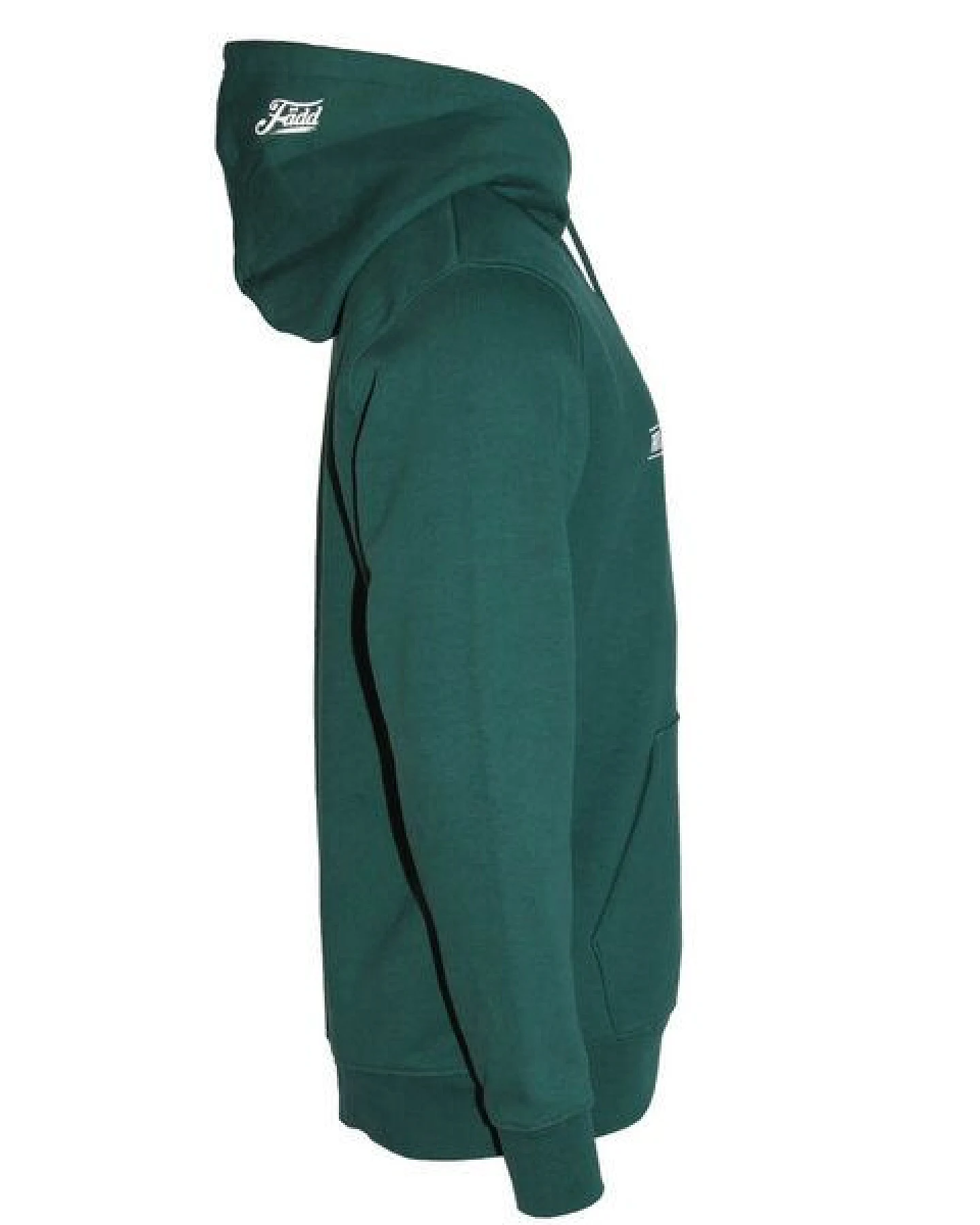 FÄDD Herren Sweatshirt Hoodie aus Bio-Baumwolle "Kutter Klub" Dunkelgrün – Ansicht 4