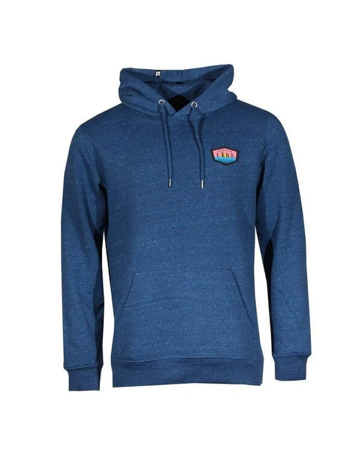 FÄDD Herren Sweatshirt Hoodie aus Bio-Baumwolle "Sandaun Pätsch" Blau