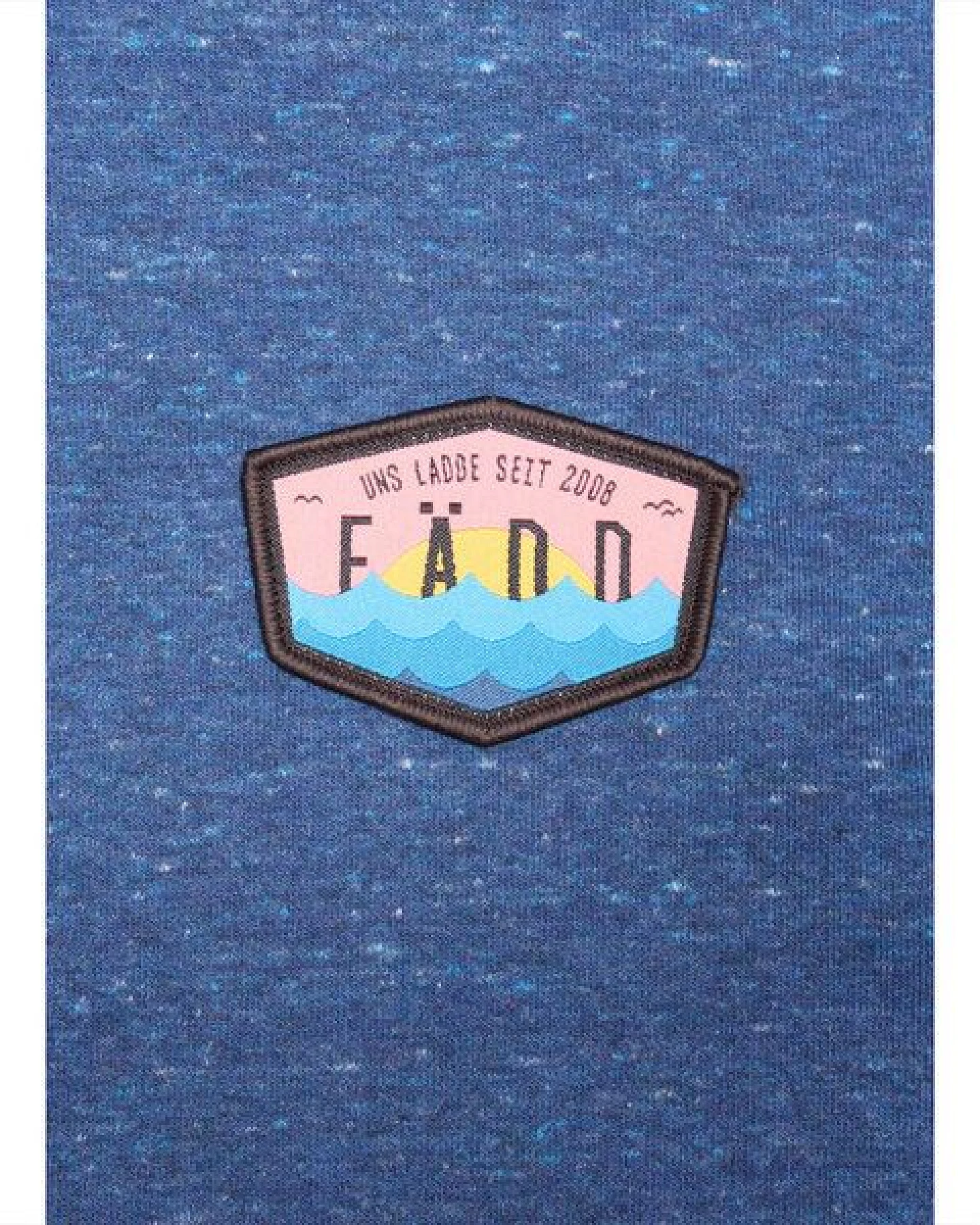 FÄDD Herren Sweatshirt Hoodie aus Bio-Baumwolle "Sandaun Pätsch" Blau – Ansicht 4