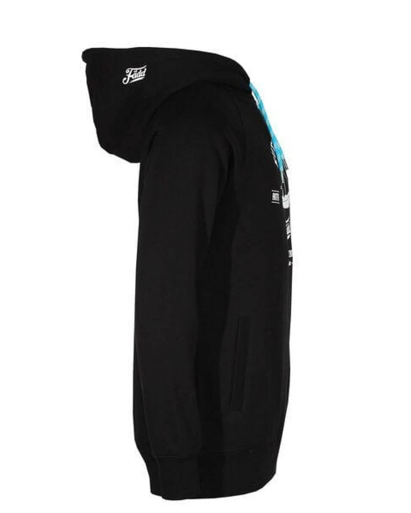 FÄDD Herren Sweatshirt Hoodie aus Bio-Baumwolle "Kutter Klub" Schwarz – Ansicht 3