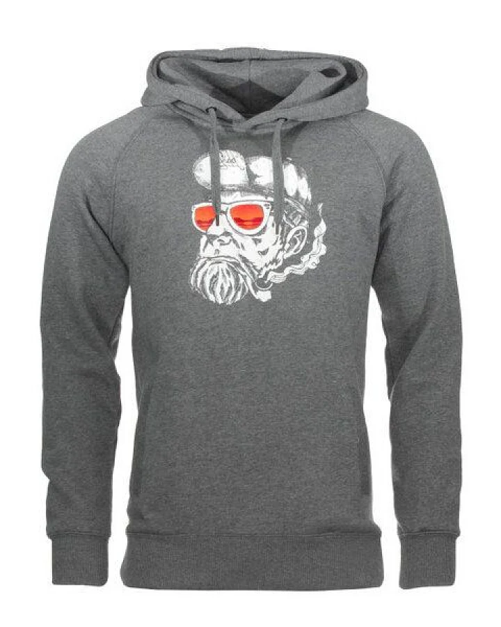 FÄDD Herren Sweatshirt Hoodie aus Bio-Baumwolle "Hipster Hans" Grau