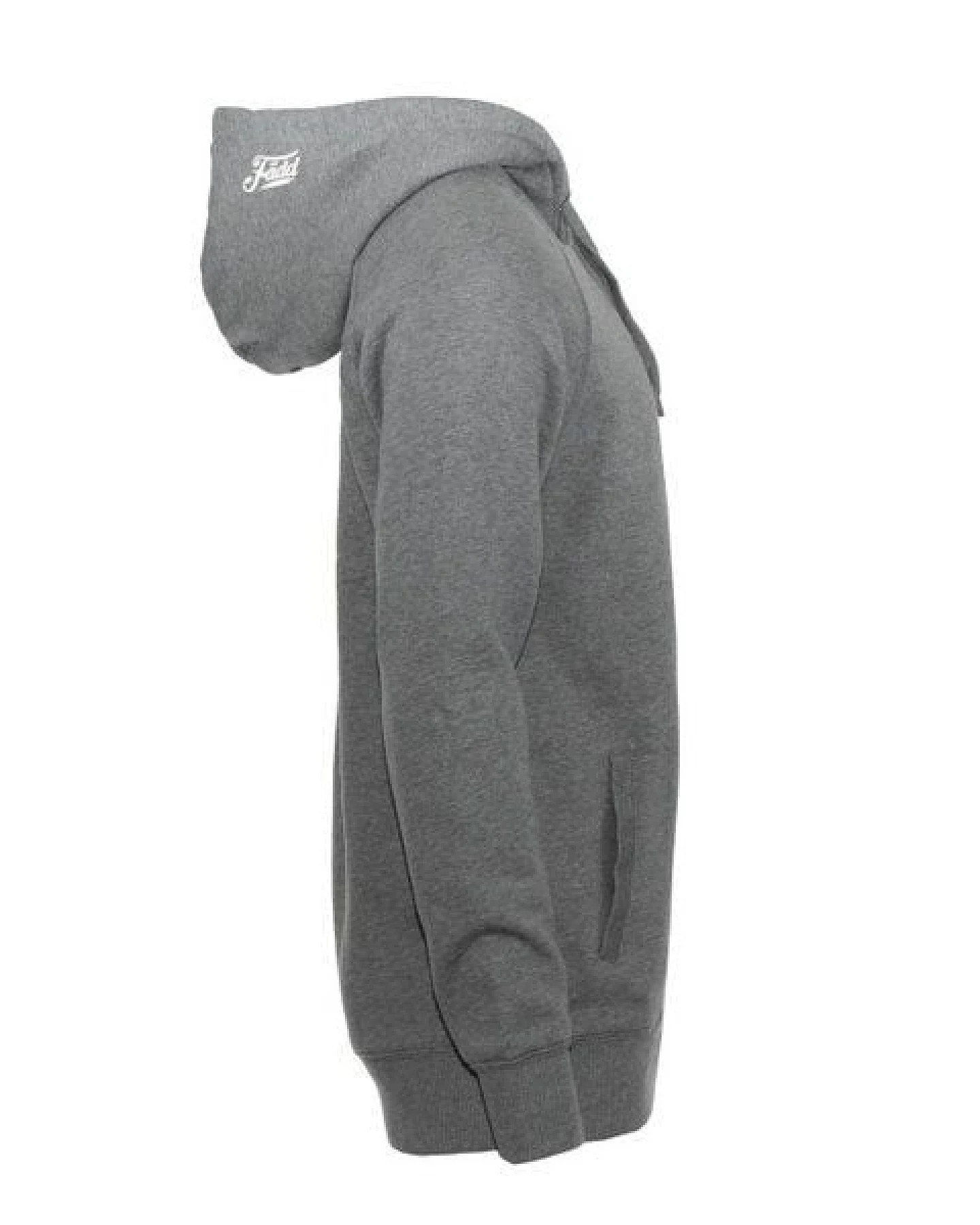 FÄDD Herren Sweatshirt Hoodie aus Bio-Baumwolle "Hipster Hans" Grau – Ansicht 3