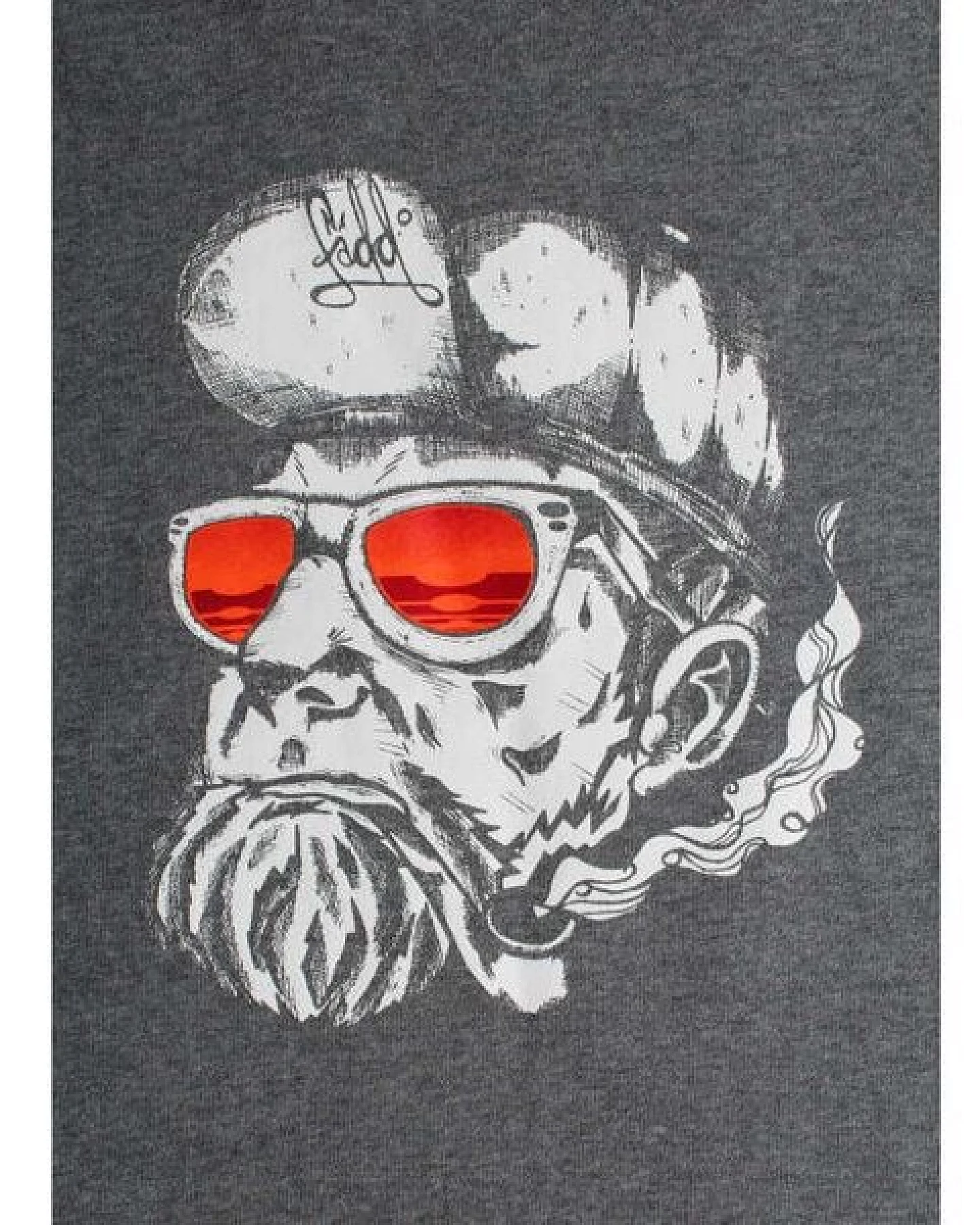 FÄDD Herren Sweatshirt Hoodie aus Bio-Baumwolle "Hipster Hans" Grau – Ansicht 4