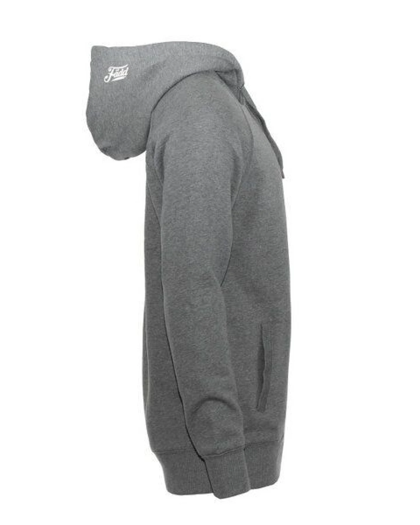FÄDD Herren Sweatshirt Hoodie aus Bio-Baumwolle "Hipster Hans" Grau – Ansicht 3