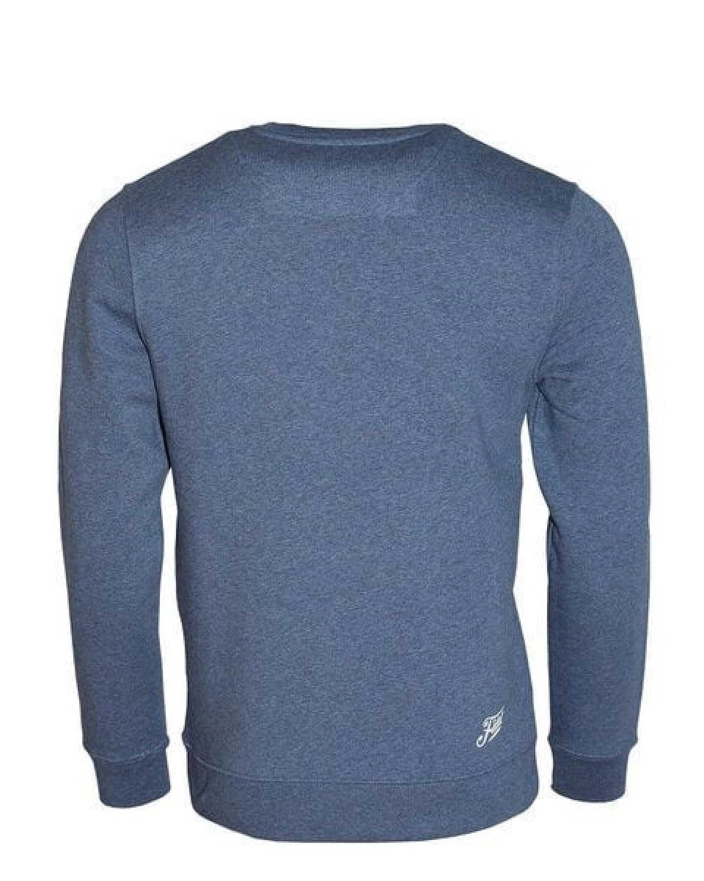 FÄDD Herren Sweatshirt Pullover aus Bio-Baumwolle "Fischernteboot BT" Blau – Ansicht 3