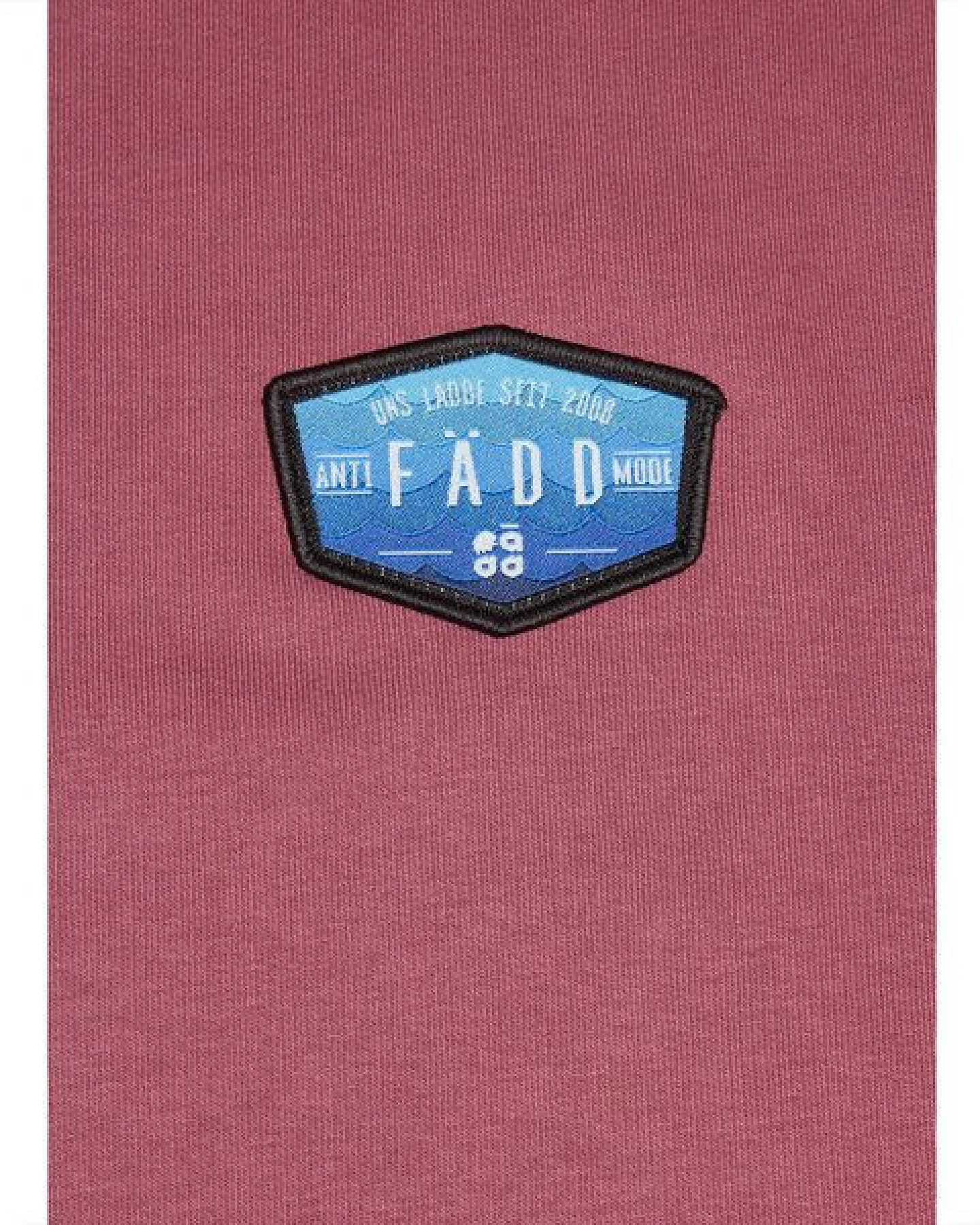 FÄDD Herren Sweatshirt Pullover aus Bio-Baumwolle "Wader Pätsch" Rot – Ansicht 2