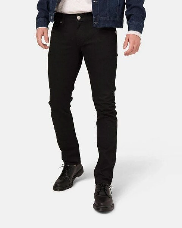 MUD Jeans Jeans Slim Fit - Lassen - dip dry black