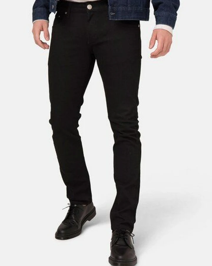 MUD Jeans Jeans Slim Fit - Lassen - dip dry black
