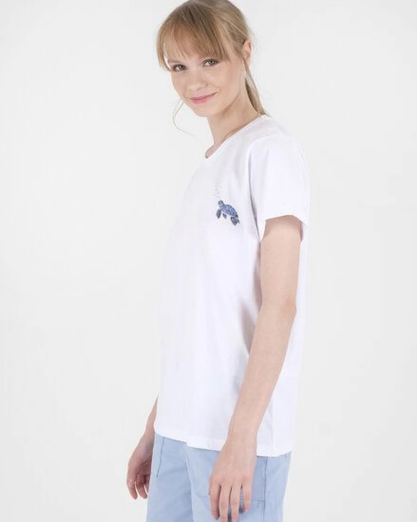 ORGANICATION T-Shirt aus Bio-Baumwolle mit Print – Ansicht 3