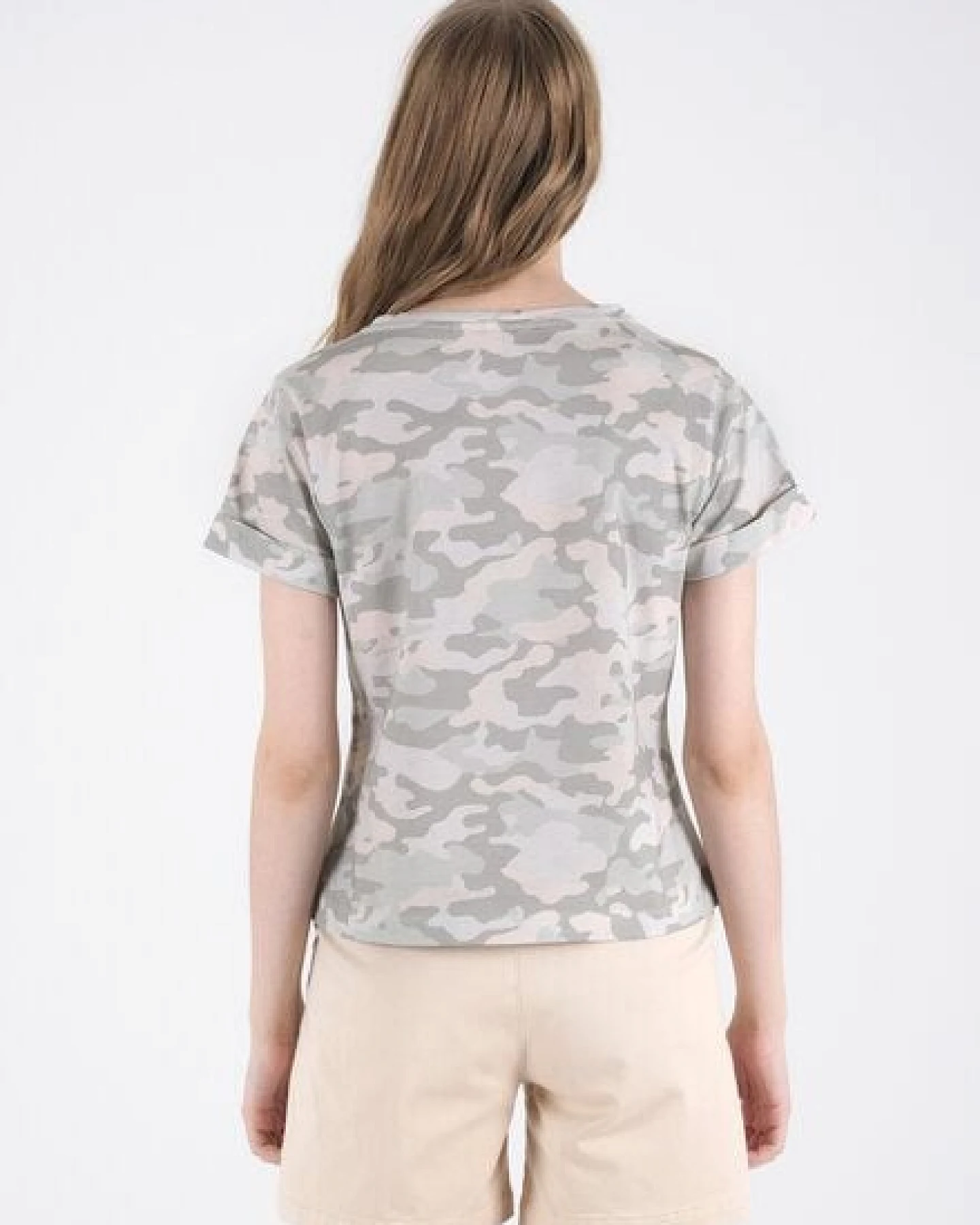 ORGANICATION T-Shirt aus Bio-Baumwolle mit Camouflage-Muster – Ansicht 4