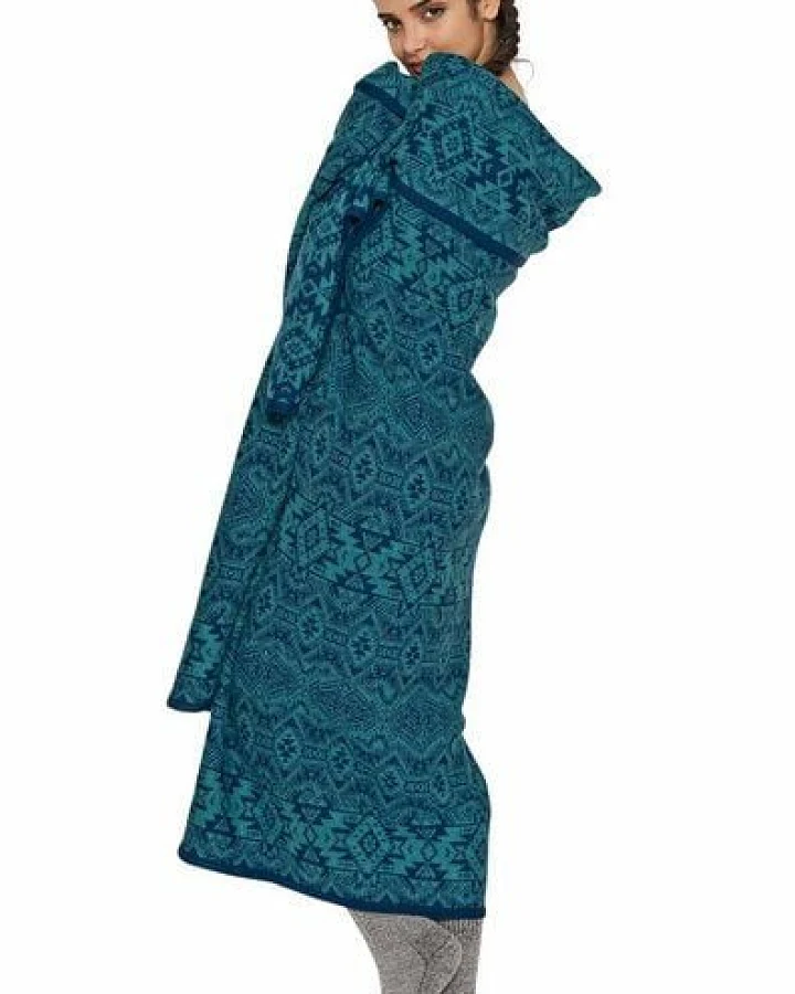 Apu Kuntur Alpaka Wende-Jacquard Decke AIANA aus 100% Baby Alpaka