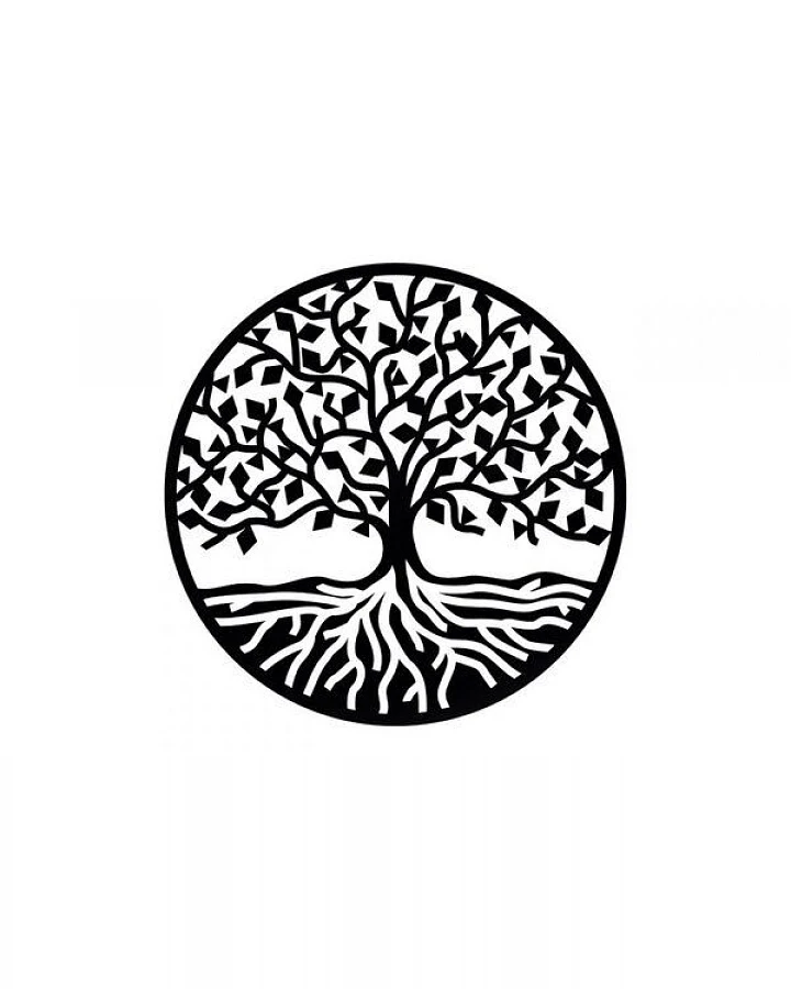BeWooden Wanddekoration aus Holz - Lifetree