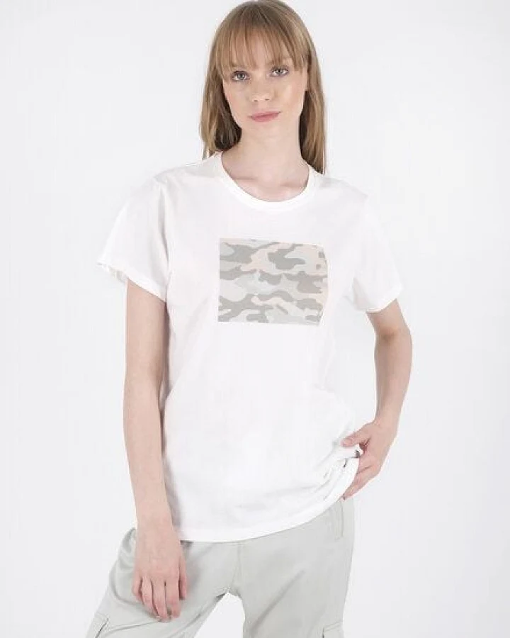 ORGANICATION T-Shirt aus Bio-Baumwolle mit Camo-Print