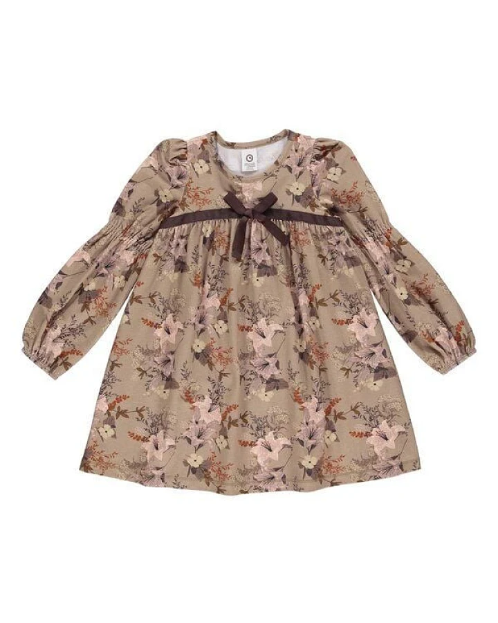 Fred's World by Green Cotton "Green Cotton" Kleid beige mit Blumendruck