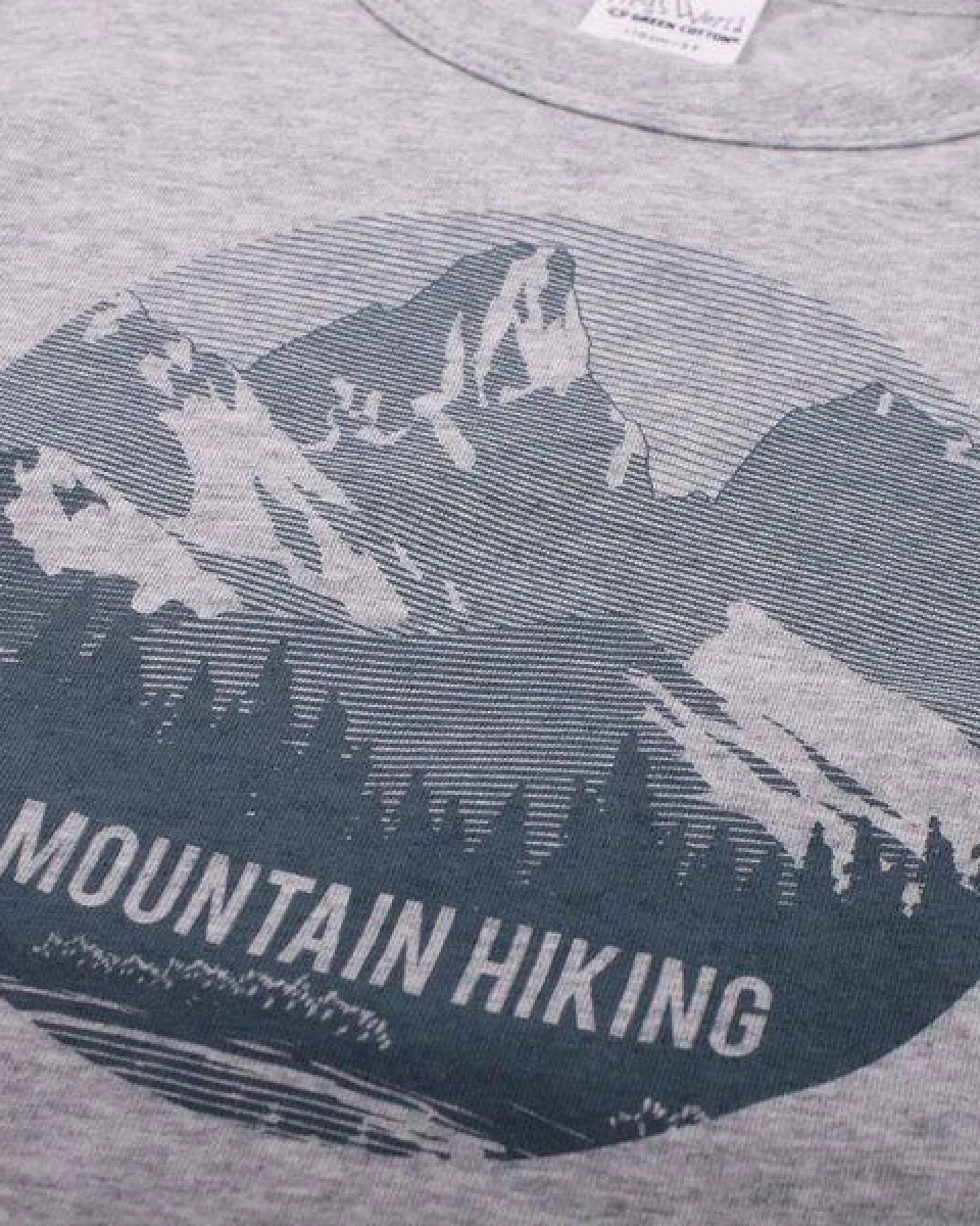 Fred's World by Green Cotton "Green Cotton" Streifen-T-Shirt grau-meliert Mountain – Ansicht 2