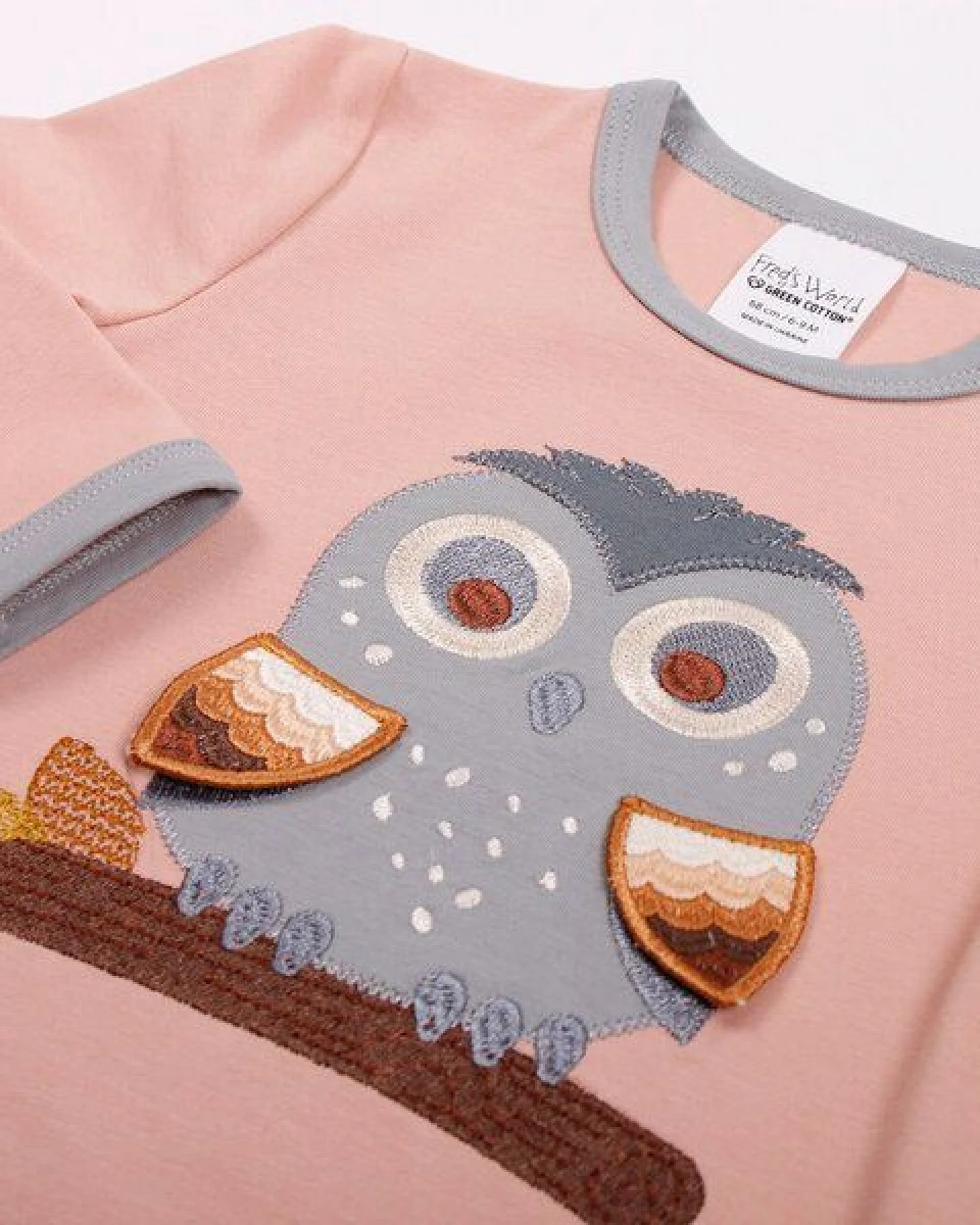 Fred's World by Green Cotton "Green Cotton" T-Shirt Eule – Ansicht 2
