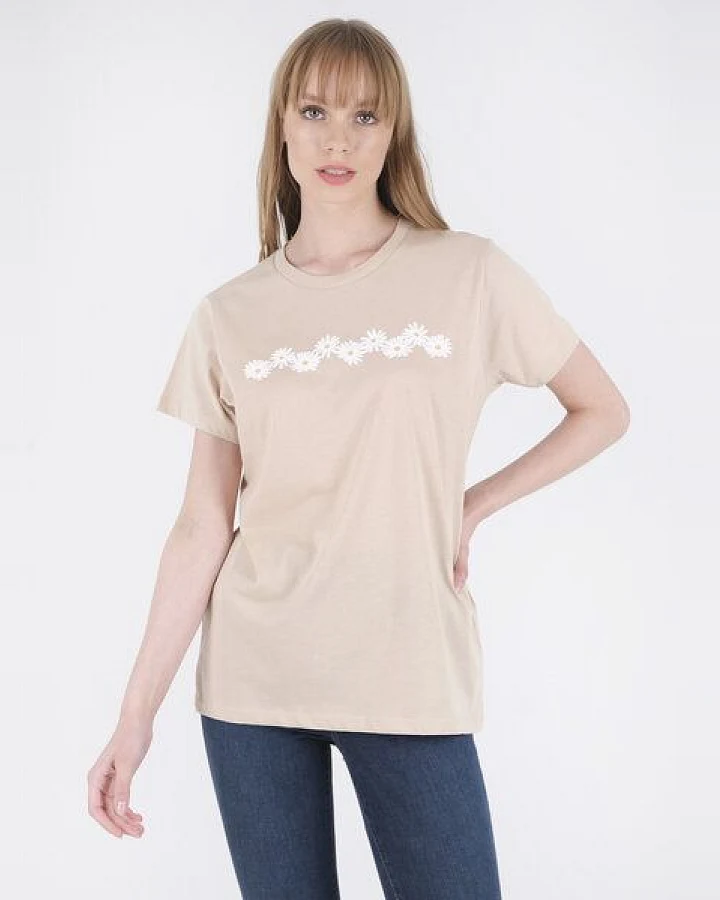 ORGANICATION T-Shirt aus Bio-Baumwolle mit Print