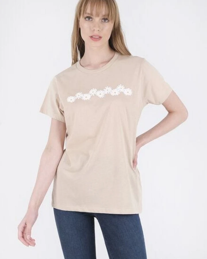 ORGANICATION T-Shirt aus Bio-Baumwolle mit Print