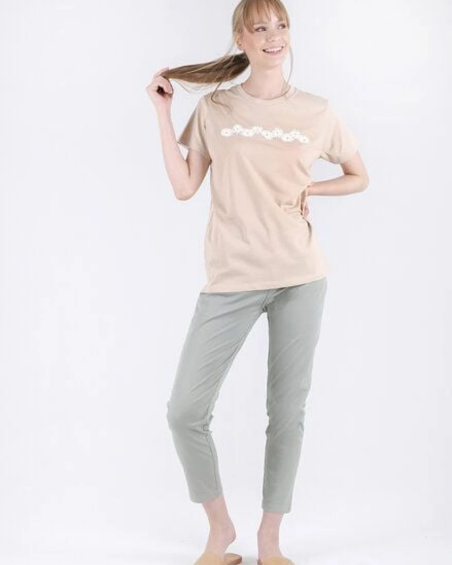 ORGANICATION T-Shirt aus Bio-Baumwolle mit Print – Ansicht 2