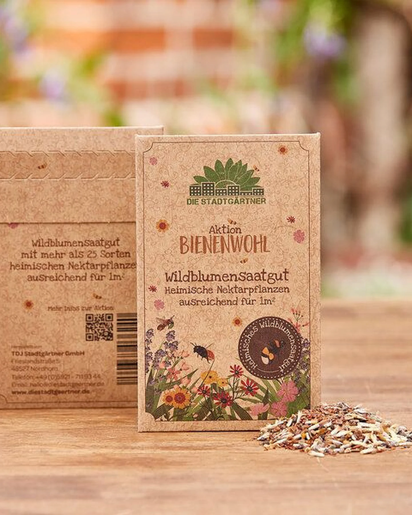 Die Stadtgärtner Blumensamen Bienenwohl I Samen von heimischen Nektarpflanzen – Ansicht 2