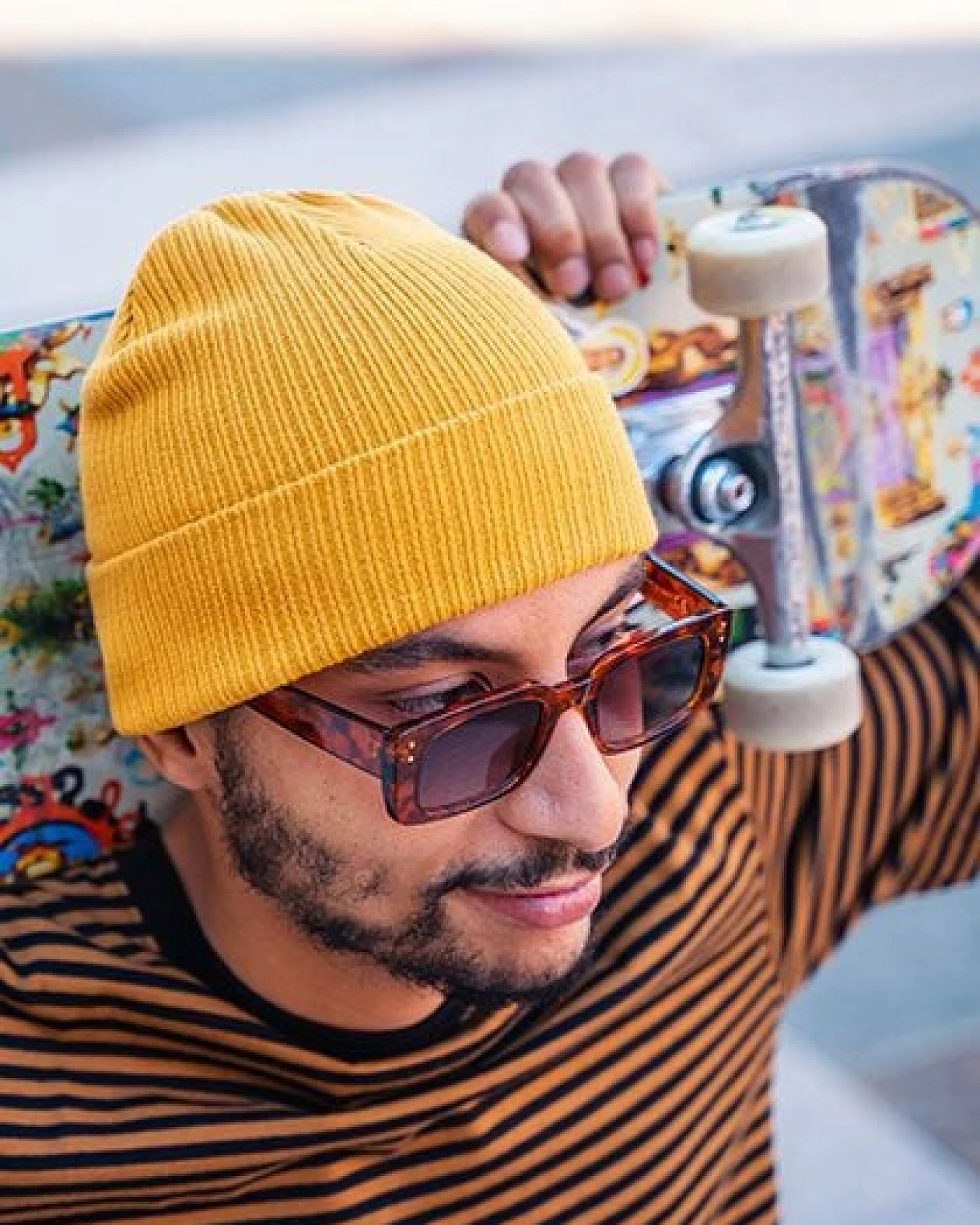 Atlantis Headwear Atlantis Nelson Beanie aus Bio Baumwolle verschiedene Farben – Ansicht 2