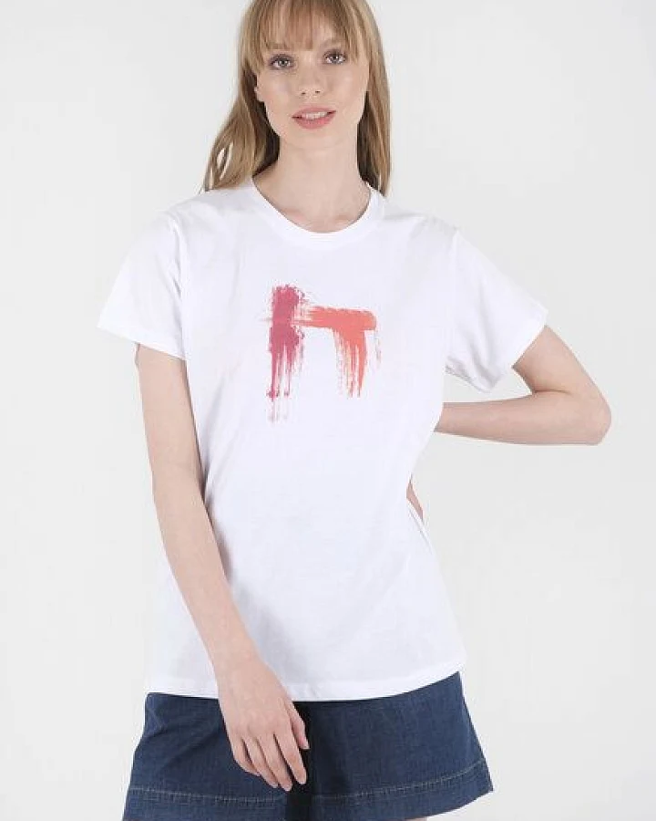 ORGANICATION T-Shirt aus Bio-Baumwolle mit Print