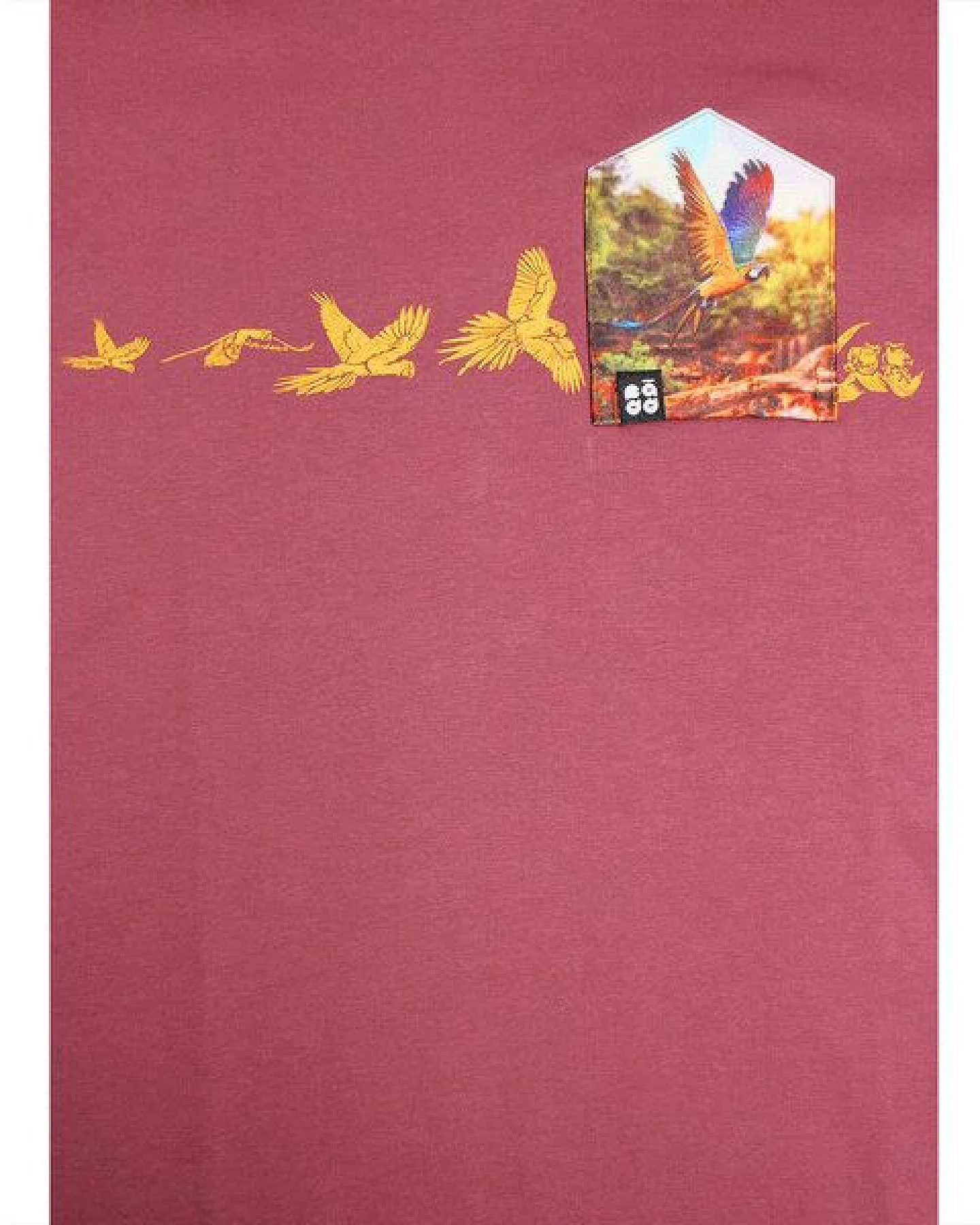 FÄDD Herren T-Shirt Rundhals aus Bio-Baumwolle "Papafly BT" Rot – Ansicht 2