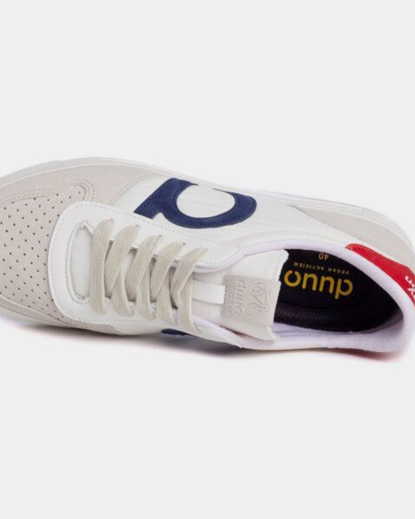 Duuo - Altona White/Blue, vegane Schuhe – Ansicht 2