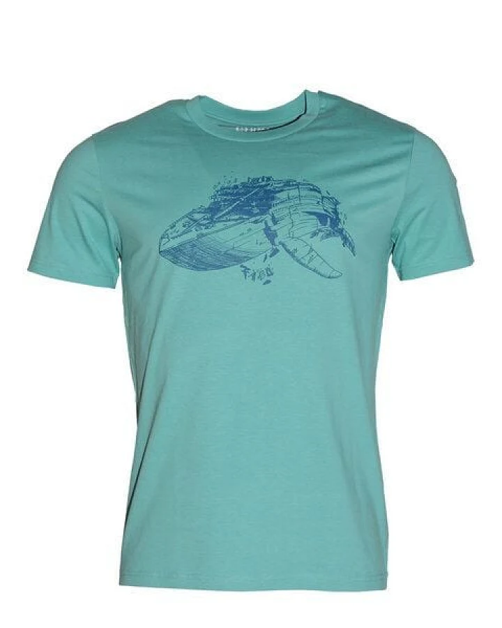 FÄDD Herren T-Shirt Rundhals aus Bio-Baumwolle "Wrackwal"