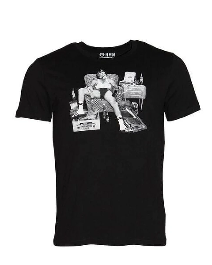 Herren T-Shirt Rundhals aus Bio-Baumwolle "Hans IV" Schwarz von Fädd