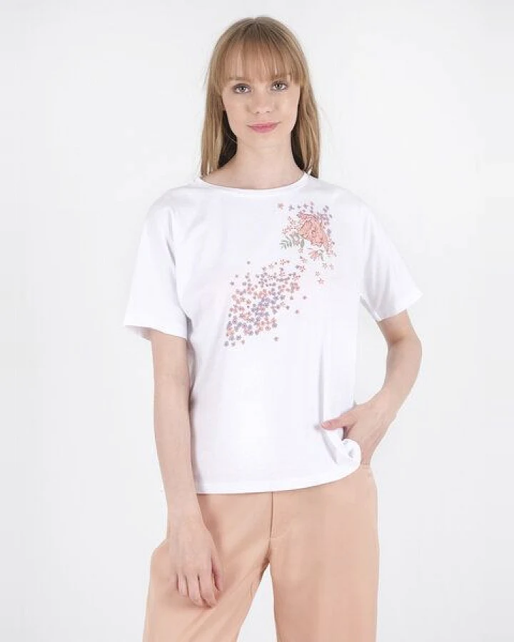ORGANICATION T-Shirt aus TENCEL Modal und Bio-Baumwolle mit Print