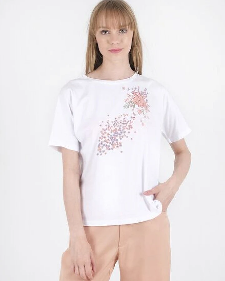 ORGANICATION T-Shirt aus TENCEL Modal und Bio-Baumwolle mit Print