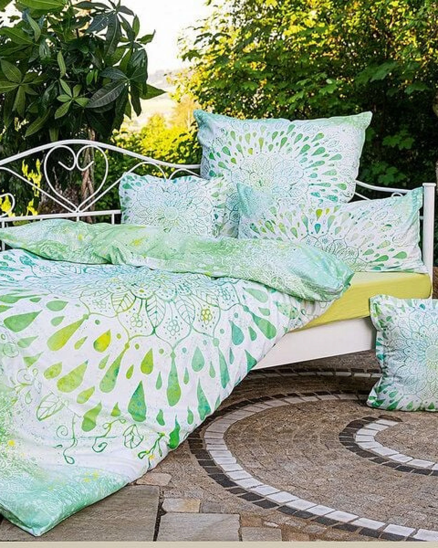 The Spirit of OM Wendebettwäsche Green Dream – Ansicht 2