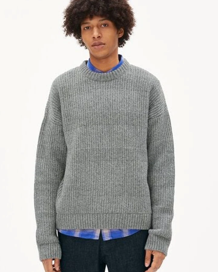 ARMEDANGELS VISKAAN - Herren Pullover Relaxed Fit aus Bio-Woll-Mix (recycled)