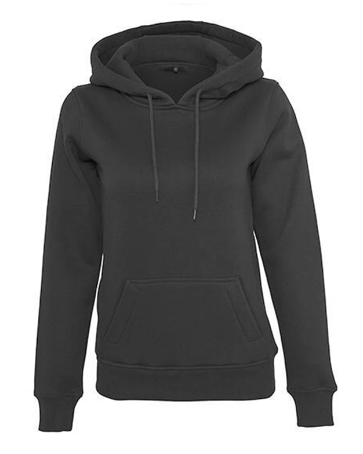 Build Your Brand Ladies´ Organic Hoodie Kapuzenpullover bis 5XL