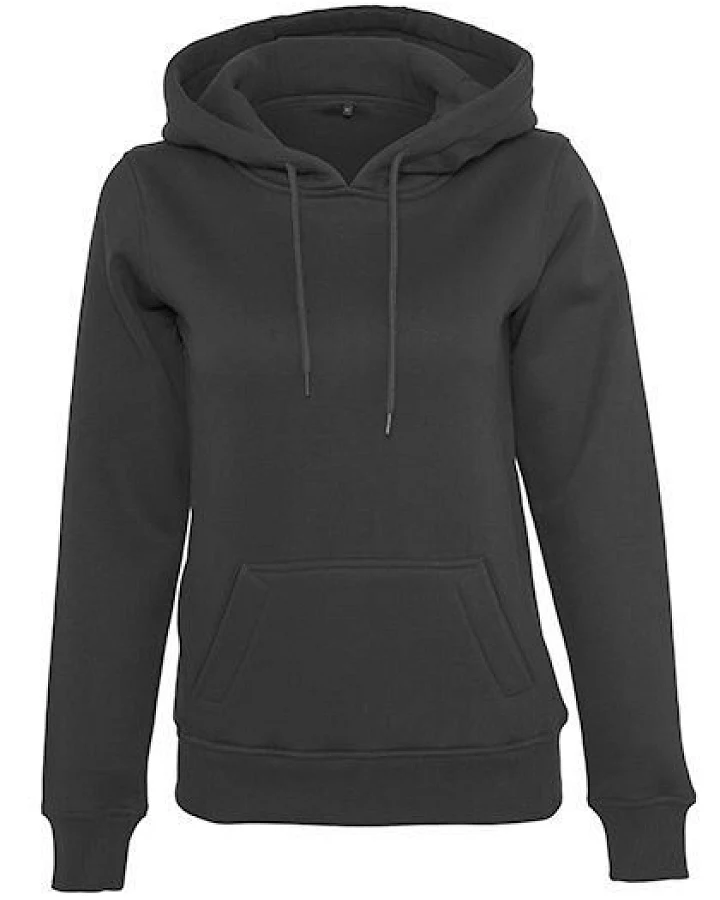 Build Your Brand Ladies´ Organic Hoodie Kapuzenpullover bis 5XL