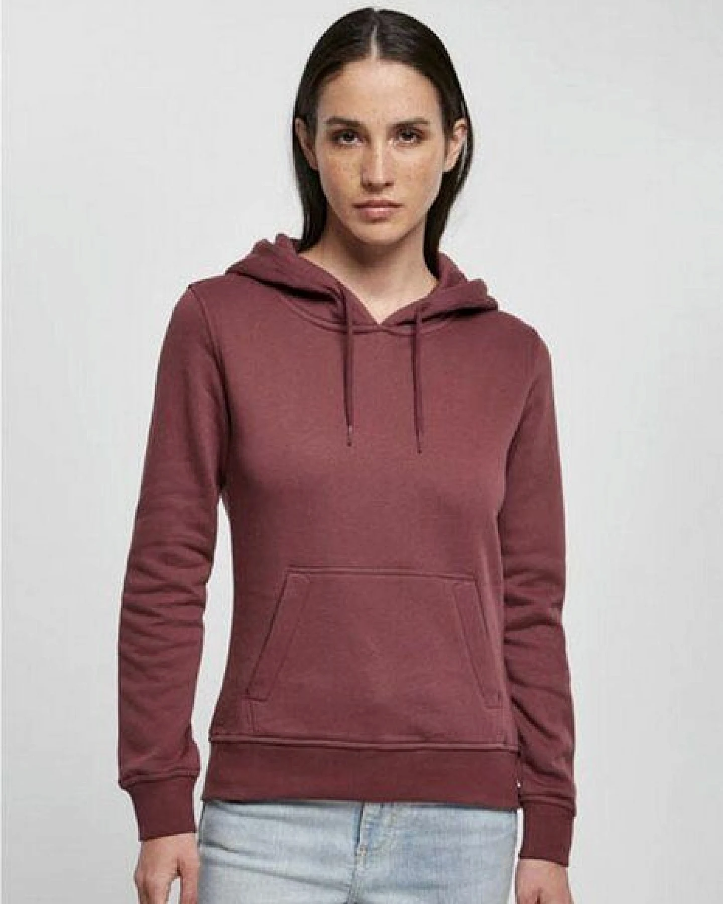 Build Your Brand Ladies´ Organic Hoodie Kapuzenpullover bis 5XL – Ansicht 2