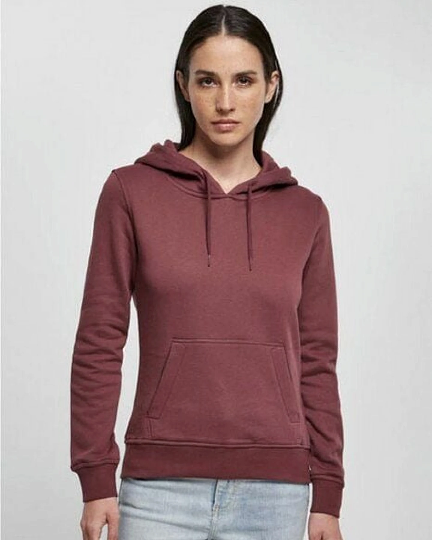 Build Your Brand Ladies´ Organic Hoodie Kapuzenpullover bis 5XL – Ansicht 2