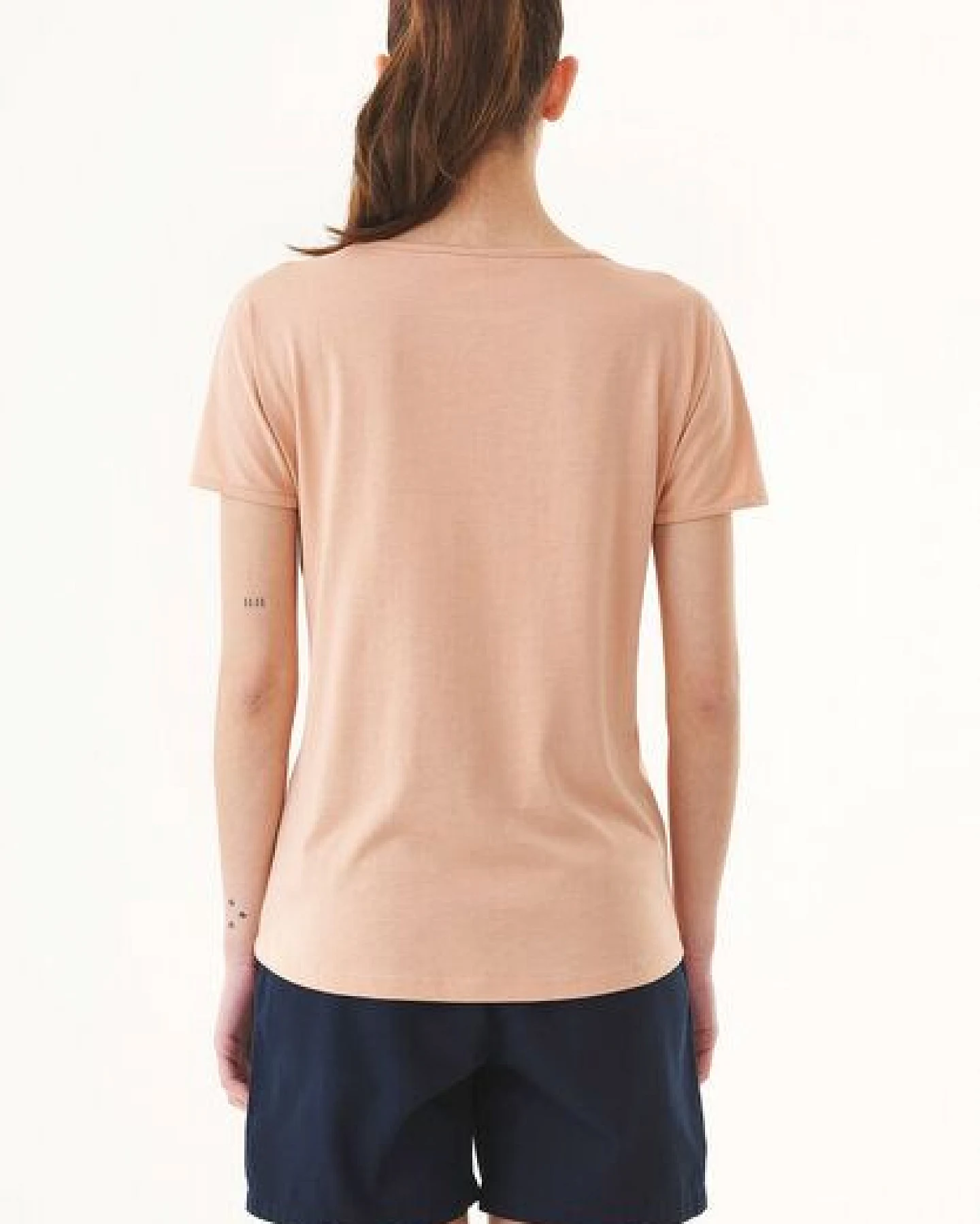 ORGANICATION T-Shirt aus TENCEL Modal und Bio-Baumwolle mit Stickerei – Ansicht 3