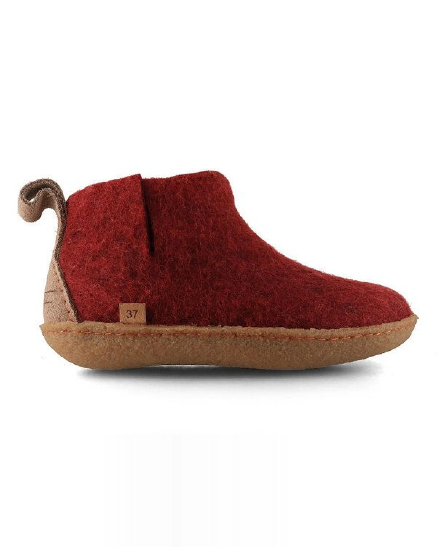 WoolFit Yeti Filzboots hohe Hausschuhe mit Naturgummisohle, handgefilzt aus 100% Wolle – Ansicht 3