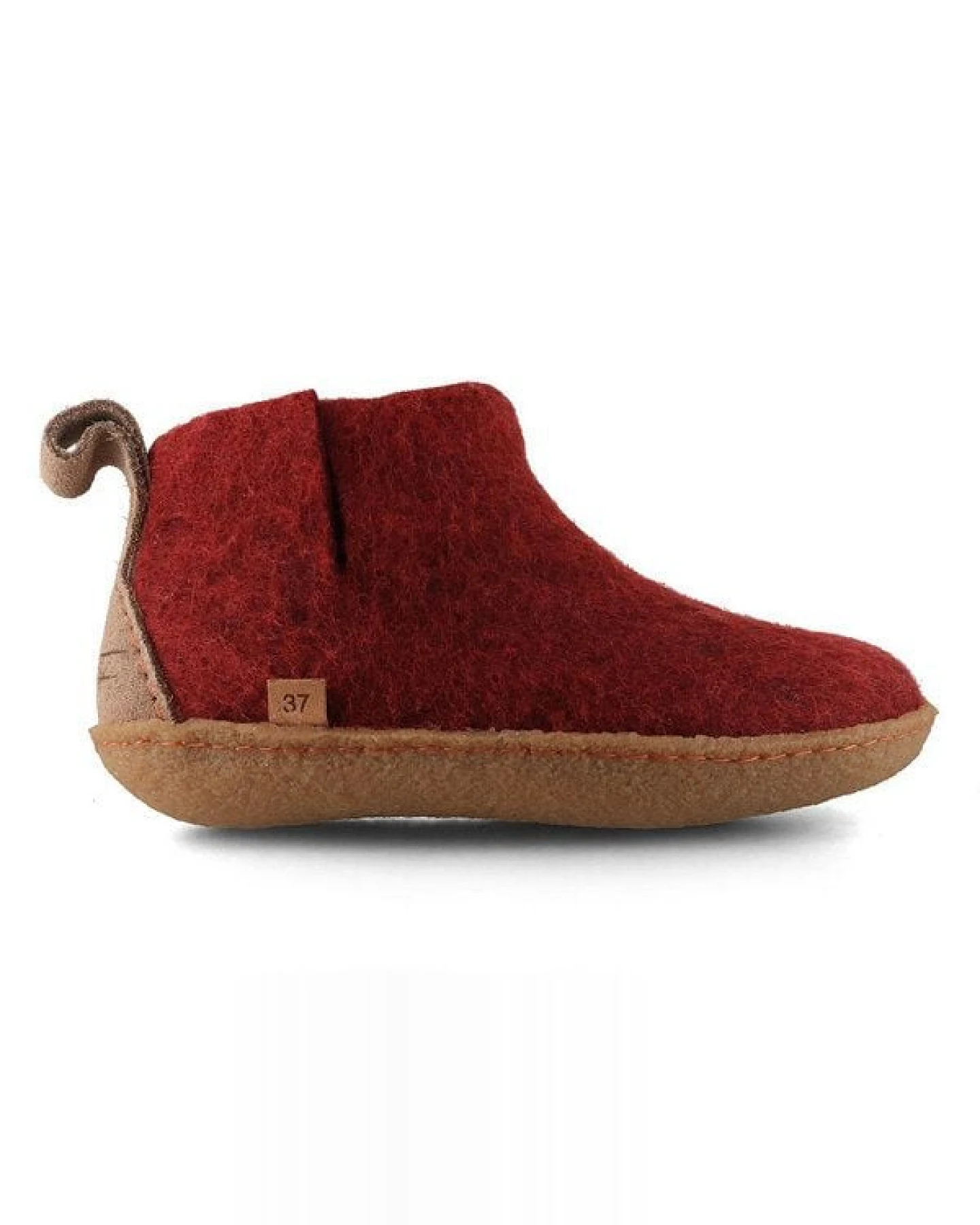 WoolFit Yeti Filzboots hohe Hausschuhe mit Naturgummisohle, handgefilzt aus 100% Wolle – Ansicht 3