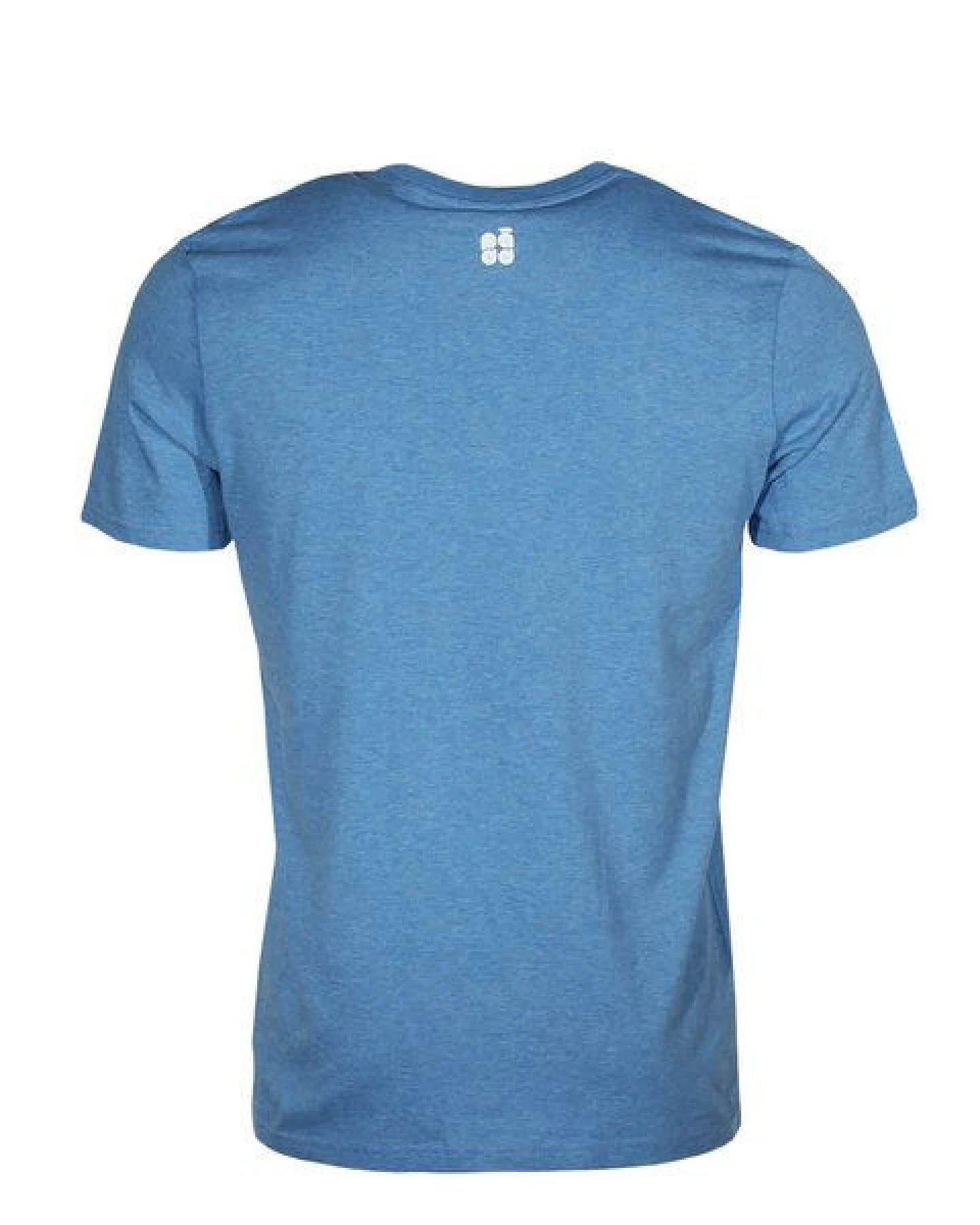 FÄDD Herren T-Shirt Rundhals aus Bio-Baumwolle "Crepes BT" Blau – Ansicht 3