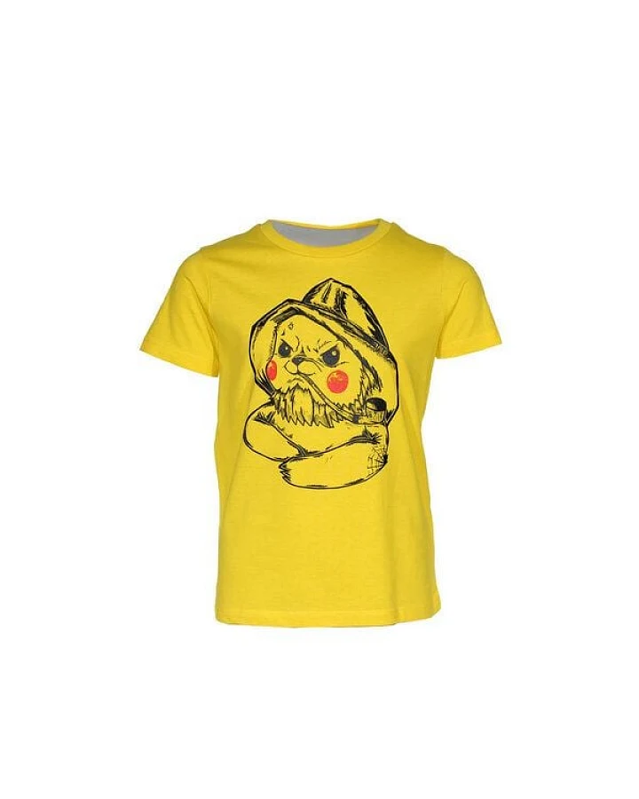 FÄDD Kinder T-Shirt Rundhals aus Bio-Baumwolle "PikHansChu" Gelb
