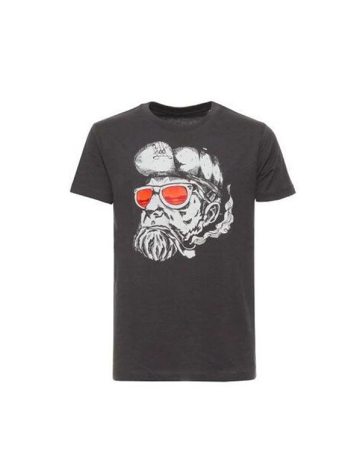 FÄDD Kinder T-Shirt Rundhals aus Bio-Baumwolle "Hipster Hans Kidz" Grau