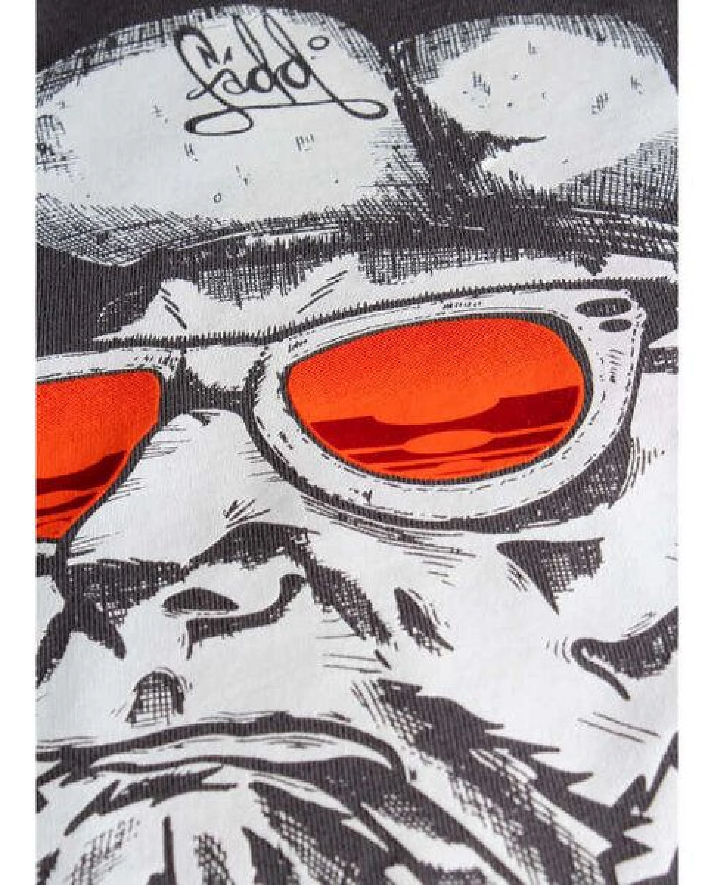 FÄDD Kinder T-Shirt Rundhals aus Bio-Baumwolle "Hipster Hans Kidz" Grau – Ansicht 3