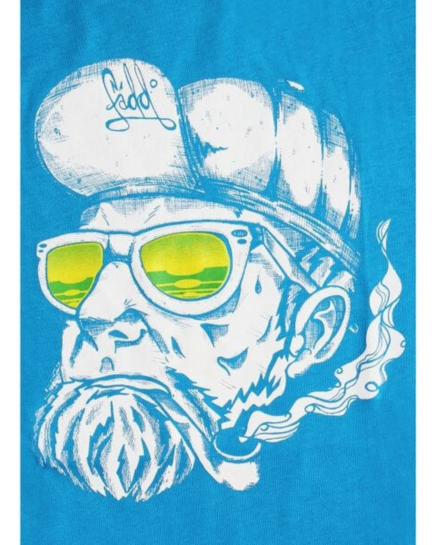 FÄDD Kinder T-Shirt Rundhals aus Bio-Baumwolle "Hipster Hans Kidz" Blau – Ansicht 3
