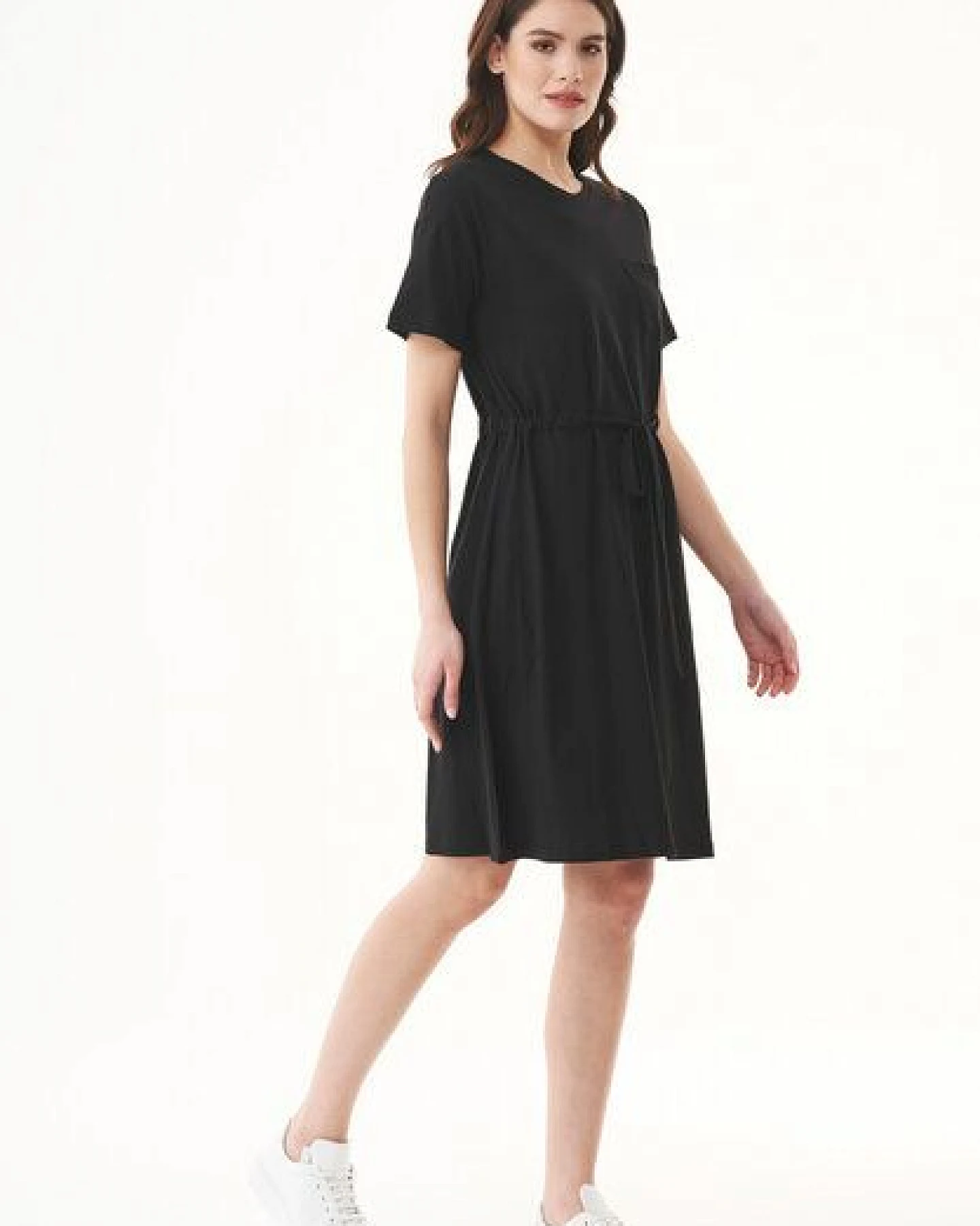 ORGANICATION Slub-Jersey-Kleid aus Bio-Baumwolle – Ansicht 3