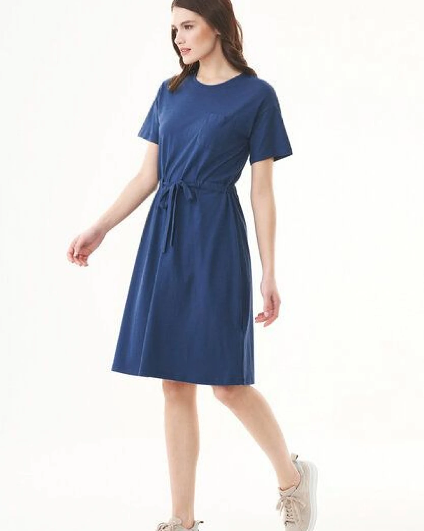ORGANICATION Slub-Jersey-Kleid aus Bio-Baumwolle – Ansicht 3