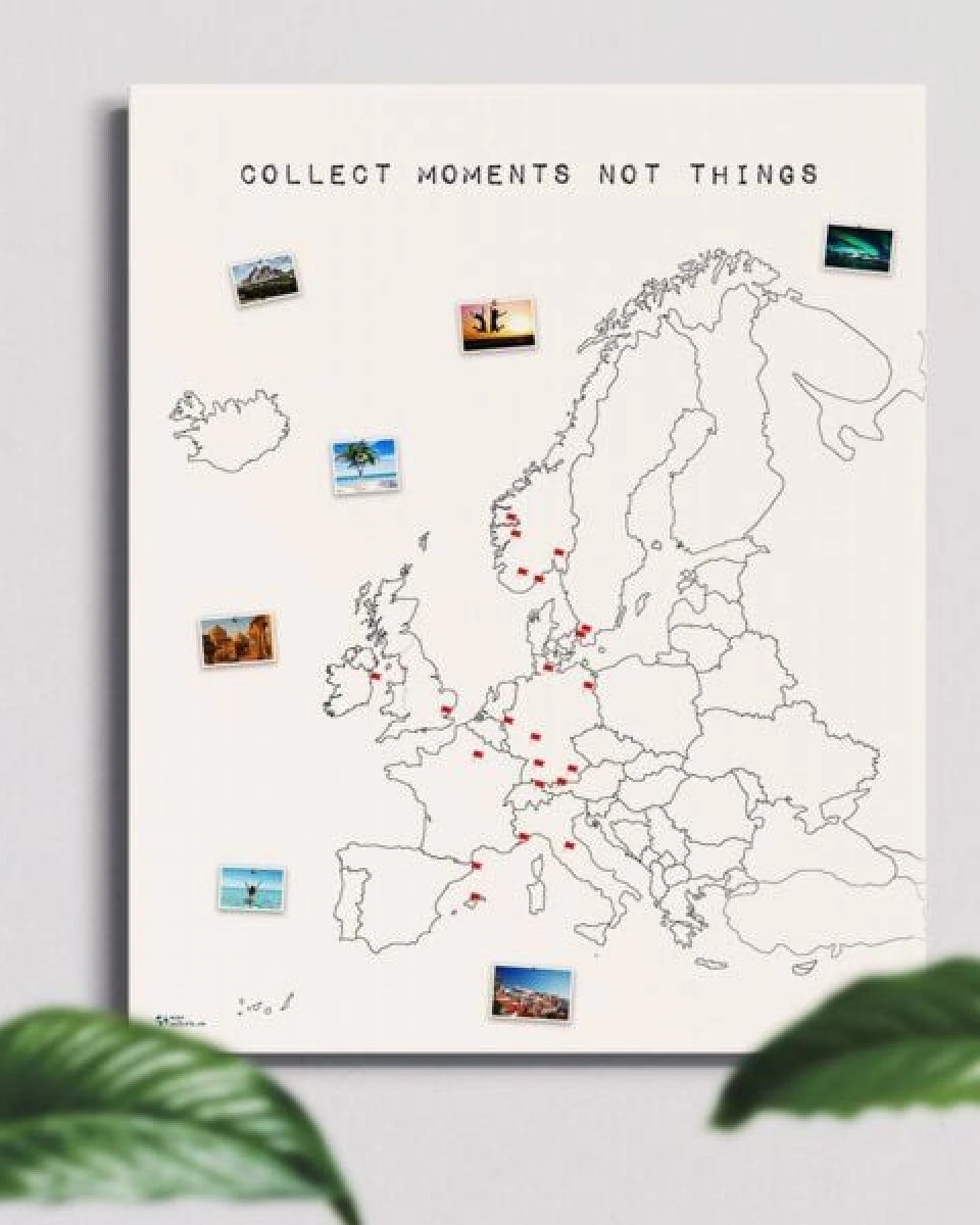 meine-weltkarte Die SCRATCH MAP Alternative als EUROPAKARTE! Nachhaltig, ultralanglebig, made in Germany - "Collect moments not things" - Europakarte Reiserinnerung, zum rubbeln ist out … – Ansicht 3