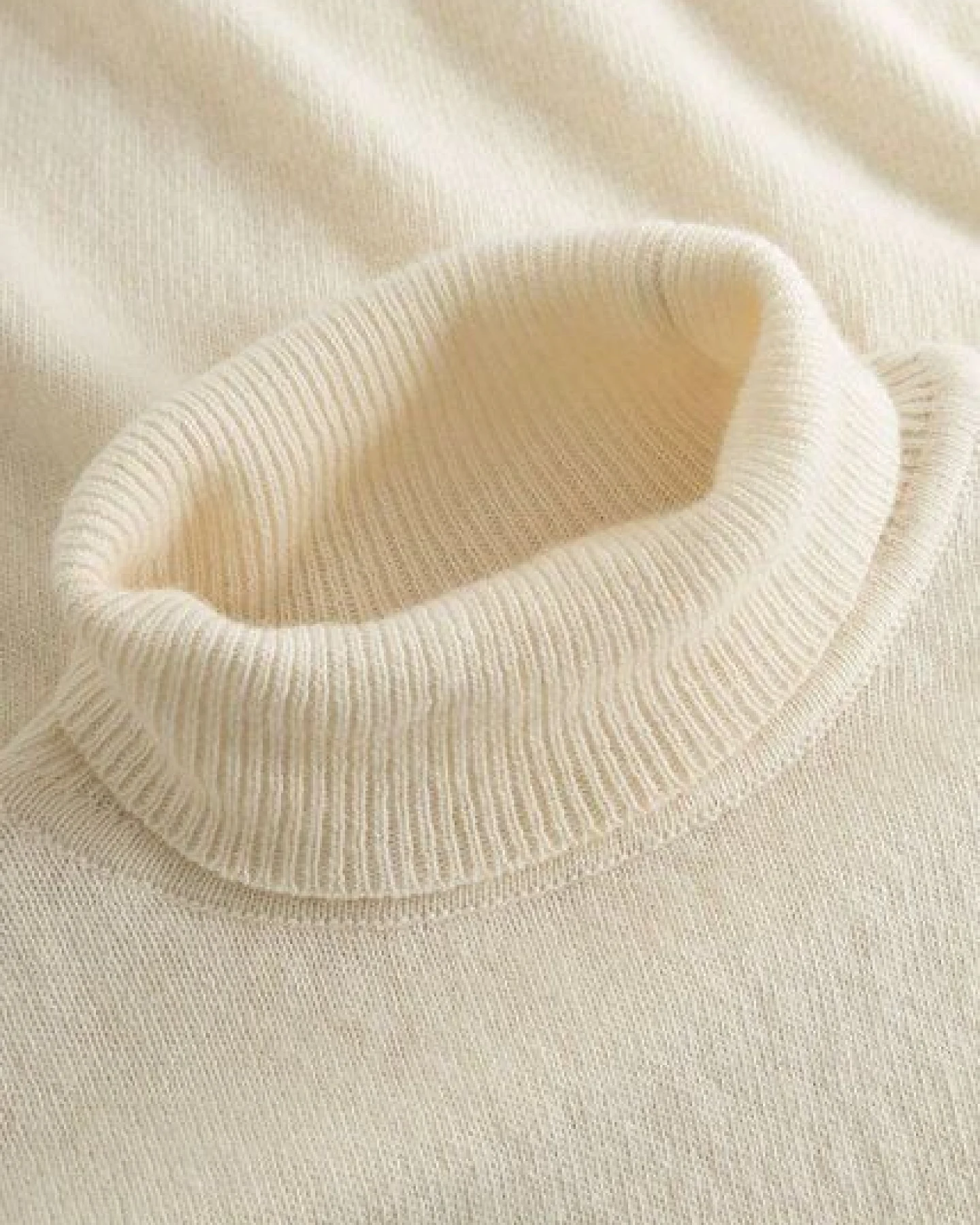 KnowledgeCotton Apparel Lambswool Roll Neck – Ansicht 4